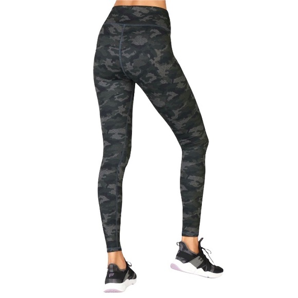 Fabletics Mid-Rise Camo Printed Powerhold Leggings - Picture 2 of 9
